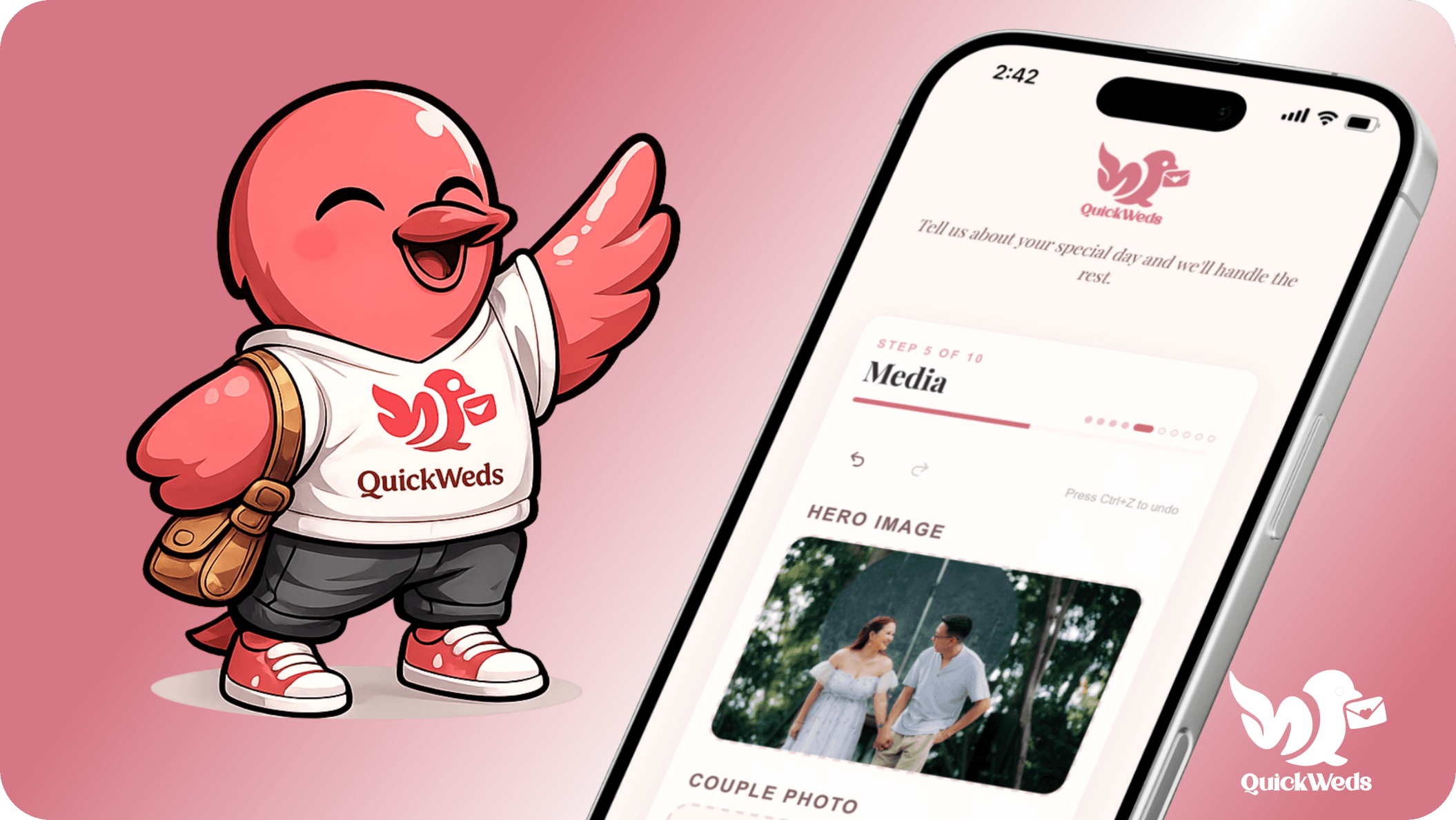 QuickWeds Website Builder product screenshot